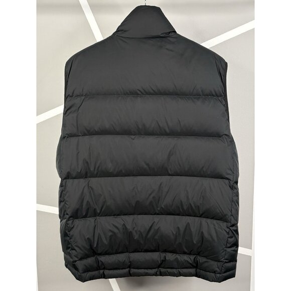 LL Bean 2010 Goose Down Puffer Vest Men’s Large Reg Black Full Zip - Picture 2 of 14